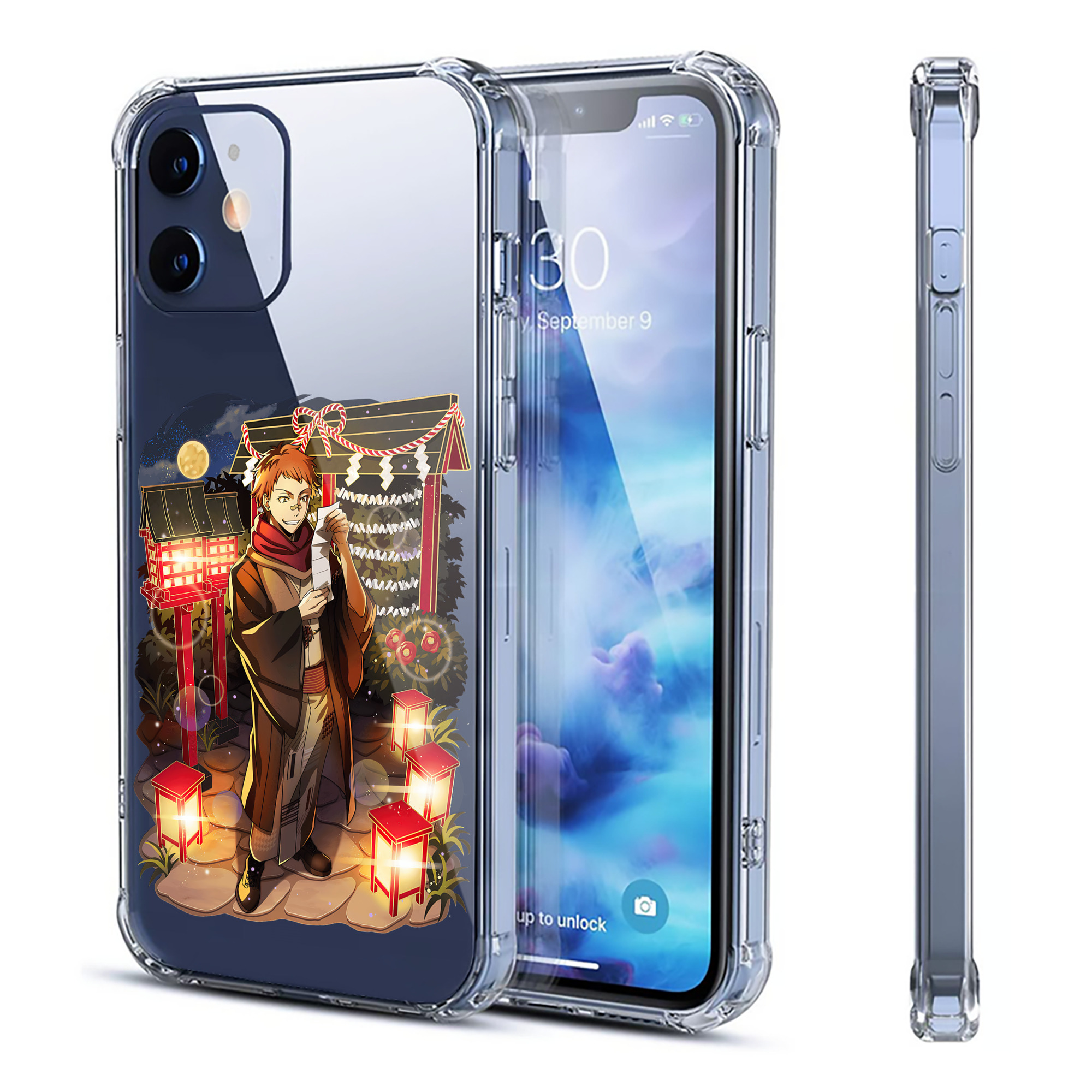 （画像用） 文豪ストレイドッグス Bungo Stray Dogs 【iPhone 12シリーズ対応】透明スマホケース（クリアソフトケース）